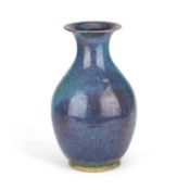 A CHINESE FLAMBE GLAZED VASE