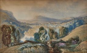 19TH CENTURY ENGLISH SCHOOL LAKELAND LANDSCAPE
