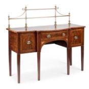 A GEORGE III MAHOGANY SIDEBOARD