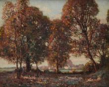 STANLEY ROYLE (1888-1961) AUTUMN LANDSCAPE