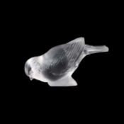 RENÉ LALIQUE (FRENCH, 1860-1945), A 'MOINEAU' PAPERWEIGHT DESIGNED 1925