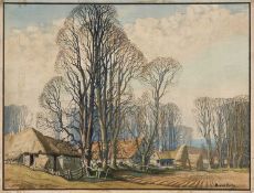 MICHAEL REILLY (20TH CENTURY) LIME TREE FARM & THE OLD FARM, GROVE PARK HOUSE, NW9