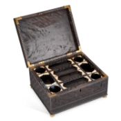 A 19TH CENTURY ANGLO-INDIAN CARVED HARDWOOD WORK BOX VIZAGAPATAM