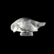 RENÉ LALIQUE (FRENCH, 1860-1945), A 'MOINEAU' PAPERWEIGHT