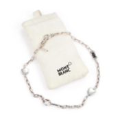 A MONTBLANC SILVER NECKLACE