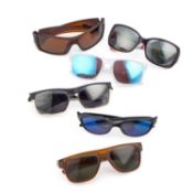 FIVE PAIRS OF OAKLEY SUNGLASSES