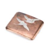 A JAPANESE MIXED-METAL CIGARETTE CASE MEIJI PERIOD (1868–1912)