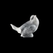 RENÉ LALIQUE (FRENCH, 1860-1945), A 'MOINEAU' PAPERWEIGHT DESIGNED 1925