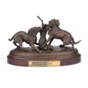 AFTER JULES MOIGNIEZ (1835-1894) THE CHASE CONCLUDED