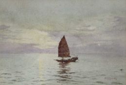 HENRY G. GANDY (1879-1950) A JUNK ON THE OCEAN