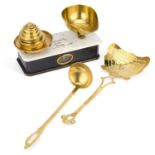 A SET OF VICTORIAN BRASS SCALES SIGNED GILLMAN, LEEDS