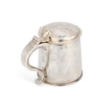 A CHARLES II SILVER TANKARD