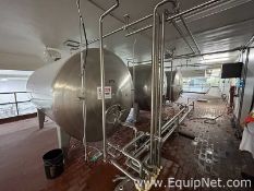 Stainless Steel Horizontal Bulk Storage Tank - Tank 740 Plum