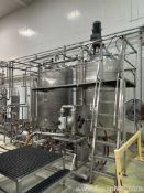 De Laval Stainless Steel Vertical Storage Tank for Ketchup Slurry - Mix Tank