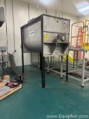 80 Cu Ft Stainless Steel 50 hp Marion Paddle Mixer