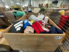 clothing and shoes including but not limited too, Adidas shoes, New balance shoes, puma slippers, ea