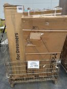 regency 18 gauge work table, rolled mattress, treadmills, Lexi desk with drawer, gladiator easy conn