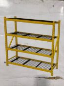 4 tier industrial storage racks