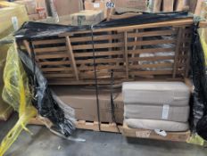 outdoor patio set appears to be a customer return but in good shape