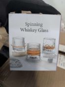 Pallet of spinning whiskey glasses approximately 517