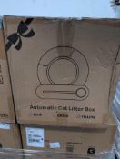 Pallet of automatic cat litter boxes eight units, LADETA possible customer return returns condition
