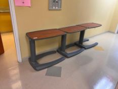 Three Adjustable Rolling Bed carts