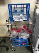 Rolling Rack and Supplies