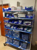 Rolling rack and contents