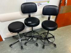 Three Rolling chairs