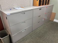3 Three drawer Lateral Filing Cabinets