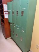 Lockers in Women's changing room