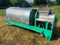 Magnuson Magnus Scrubber Model B rotary abrasive vegetable washer, scrubber/peeler