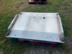 2 aluminum dock ramps. 60in x 36in