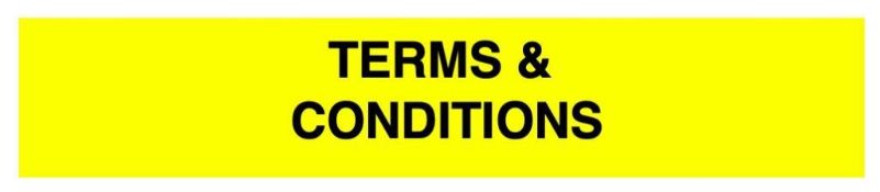 TERMS & CONDITIONS - PLEASE READ!