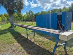 Belt Conveyor 12in wide belt, 28in wide table, 29' long