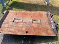 2 Metal dock ramps. 7' 2in x 48in