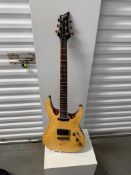 Mitchel MD400 Modern Rock Double Cutaway Electric Guitar Serial # YK1704040350 - with soft side c...