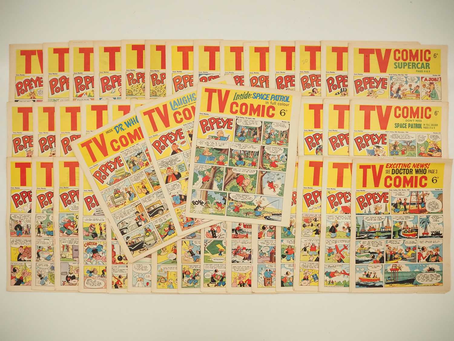 TV COMIC #633, 638, 640-641, 643-659, 661, 669-670, 675-679, 681-692 ...