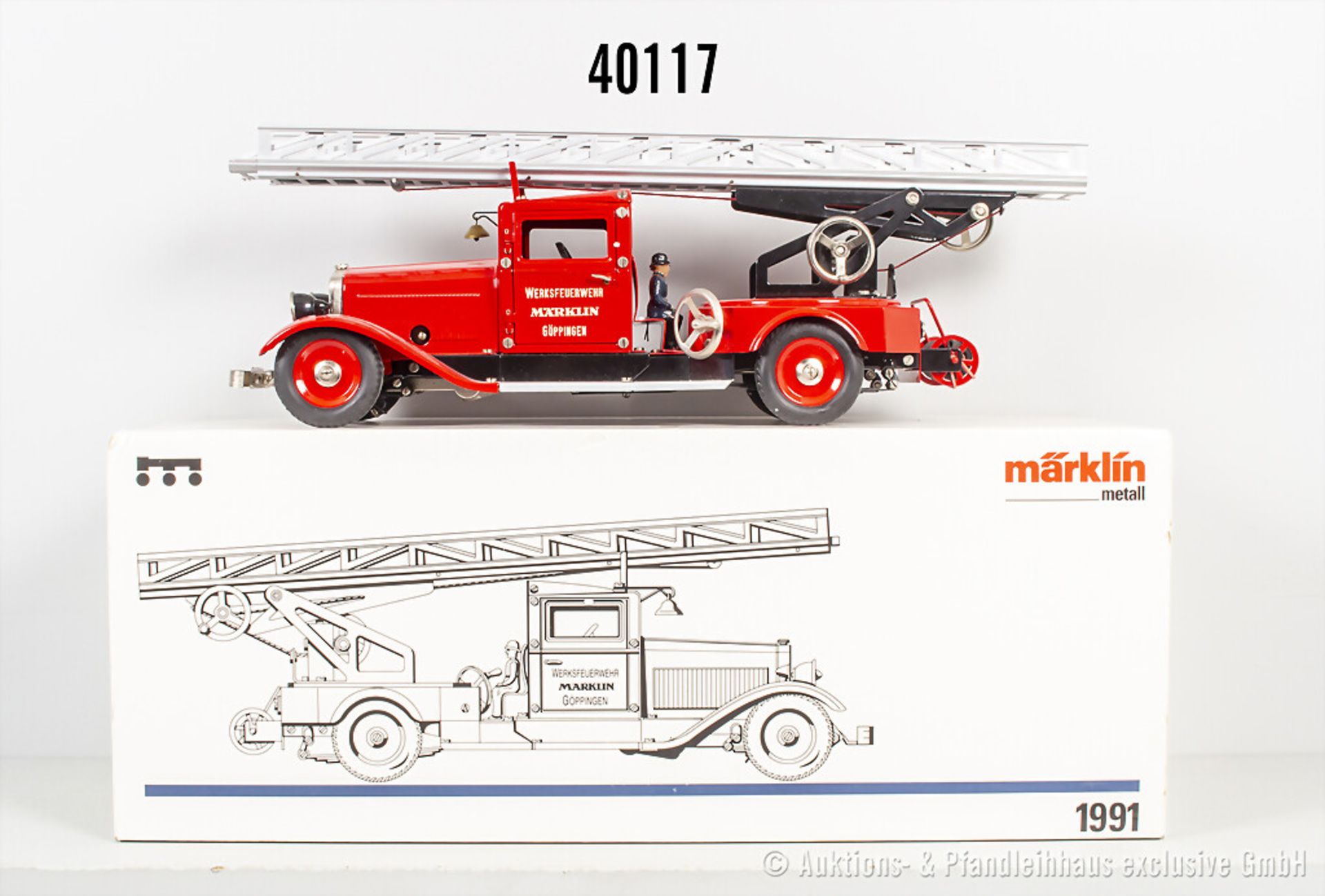 Märklin HO 4580 Wagenset Texas Feuerwehrwagen, Top! (Gebraucht) in