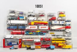 Konv. Modellfahrzeuge, überwiegend H0, verschiedene Hersteller, Z ...