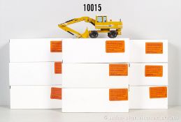 9 NZG Modellfahrzeuge, dabei 239 Radbagger, Metall, 1:50, Z 0-1, ...