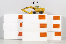 9 NZG Modellfahrzeuge, dabei 239 Radbagger, Metall, 1:50, Z 0-1, ...