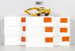 9 NZG Modellfahrzeuge, dabei 239 Radbagger, Metall, 1:50, Z 0-1, ...
