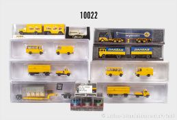 Brekina H0 Modellfahrzeuge, überwiegend teils "Deutsche Bundepost", Z 0, ...