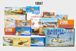 Konv. und Zubehör, überwiegend Roco Minitanks, unterschiedliche Maßstäbe, ...