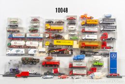 Konv. Modellfahrzeuge, überwiegend H0, verschiedene Hersteller, Z ...