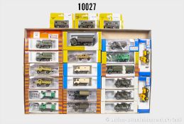 Roco und Herpa Minitanks H0 Modellfahrzeuge, überwiegend Militär, Z 0, ...