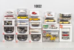Busch H0 Modellfahrzeuge und Anhänger, teilweise Setpackungen "Historische ...