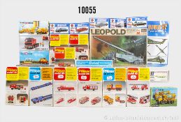 Konv. Bausätze, überwiegend Kibri und Preiser, augenscheinlich vollständig, teils ...