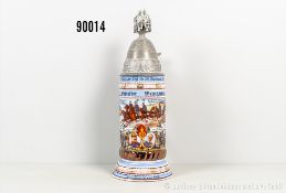 Baden Reservistenkrug des Reservist Gefreiter Weingartner im Feld-Artillerie-Regiment ...